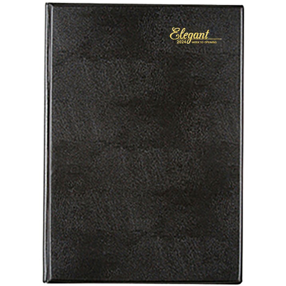 Cumberland Elegant A4 2024 Diary (zwart)