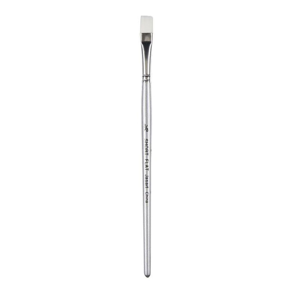 Jasart Taklon Brush plat (blanc)