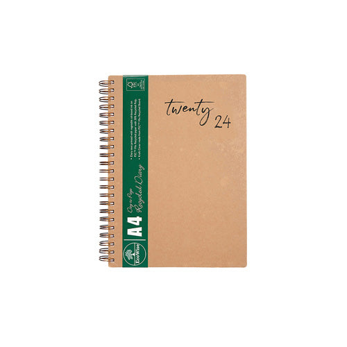 Cumberland Ecowise Kraft A4 2024 Diary