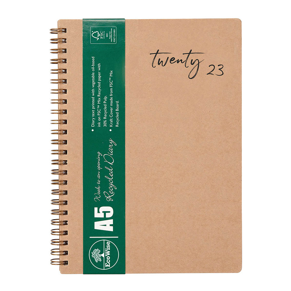 Cumberland Ecowise Kraft A5 2024 Diary