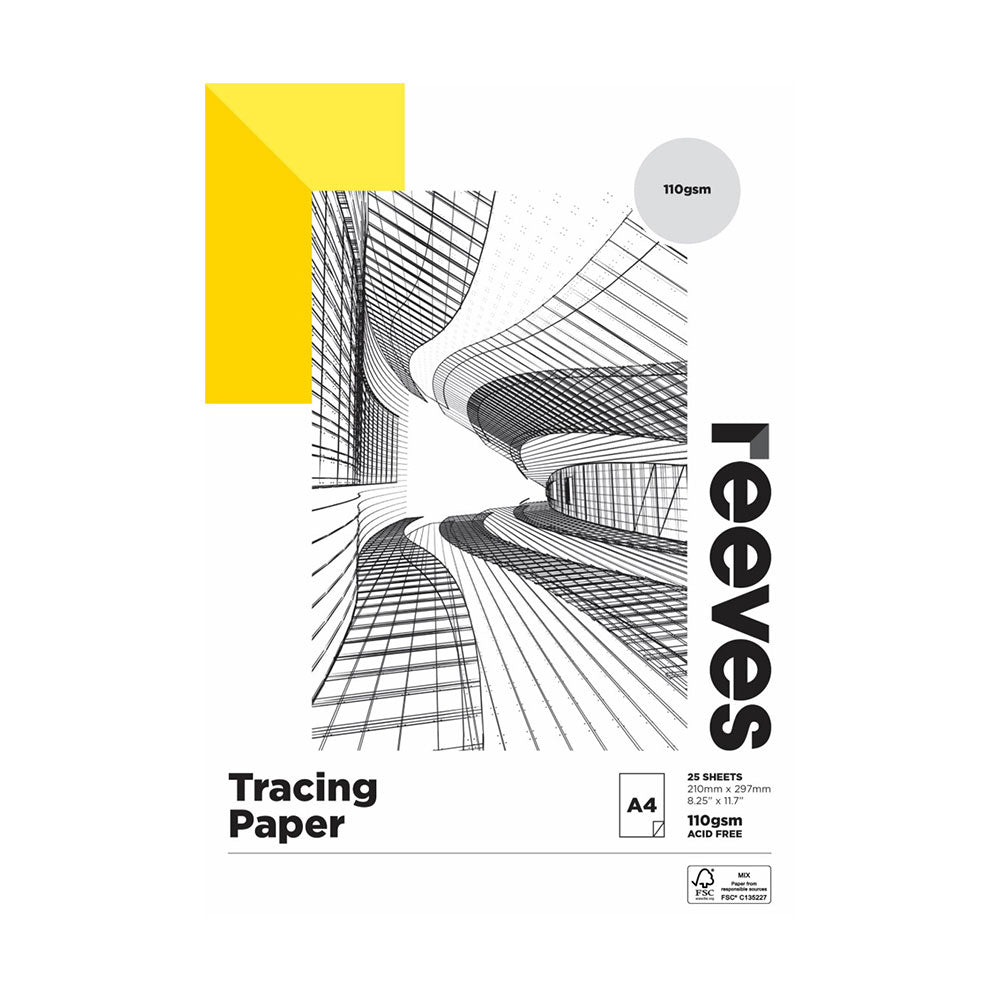 Reeves 110gsm Mix Credit Tracing Paper (25 feuilles)