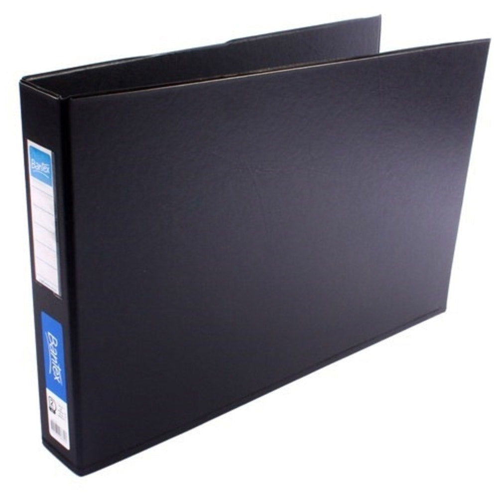 Bantex 4 D-Ring A3 Landscape Binder 38mm (Black)