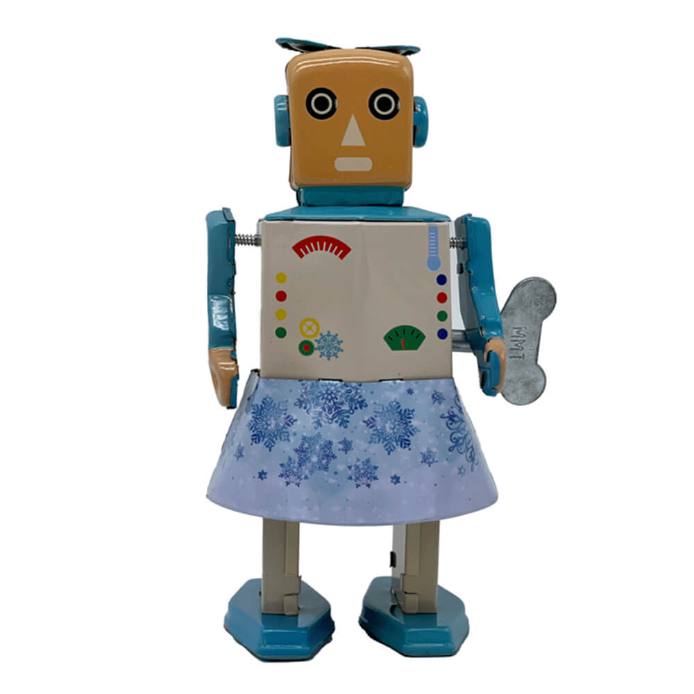 Mr. & Mrs. Tin Robot Toy 15 cm