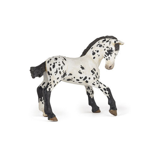 Papo Black Appaloosa Figurine