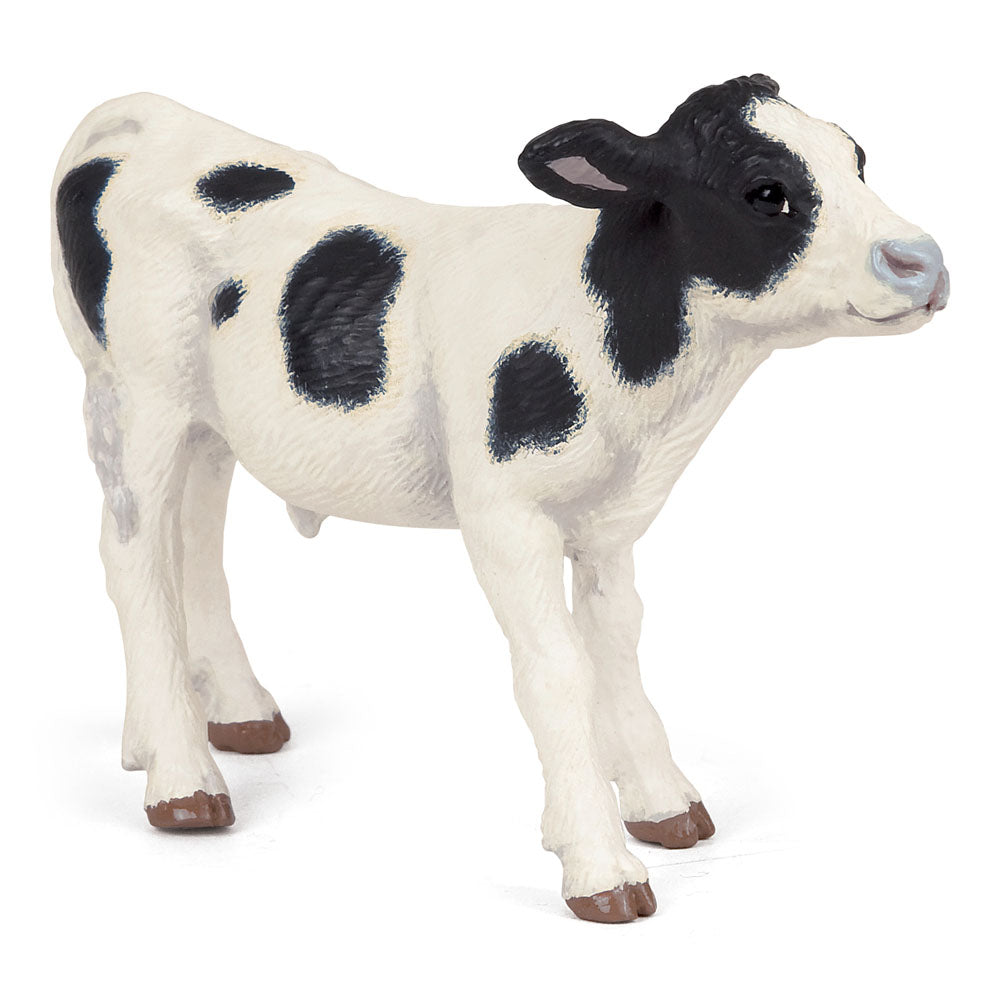 Papo Black and White Calf Figurine