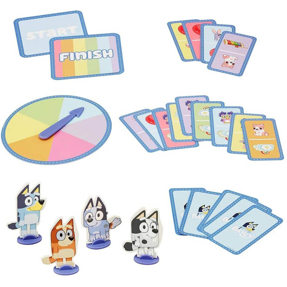 Bluey Hopscotch Race Card Game