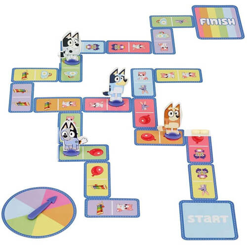 Bluey Hopscotch Race Card Game