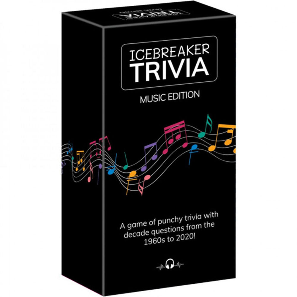 Icebreaker Trivia Music Edition Card Game