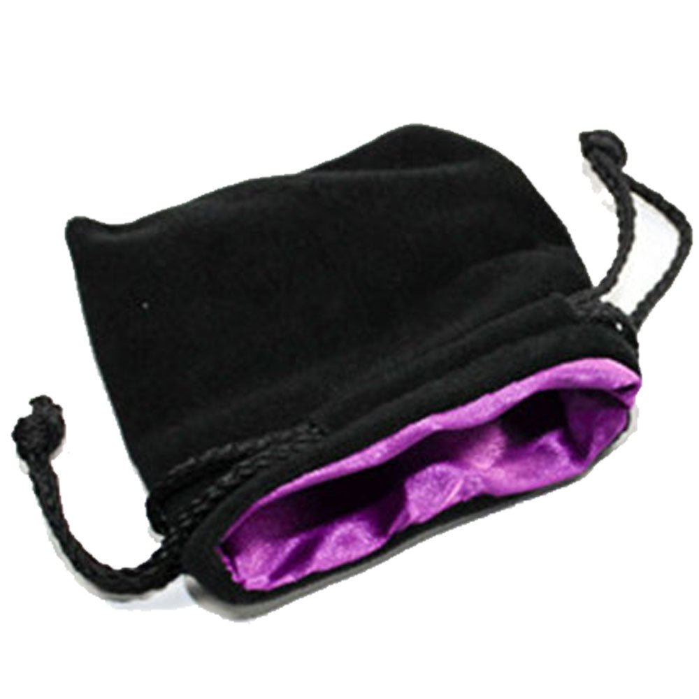 Koplow Small Velvet Dice Bag (zwart)