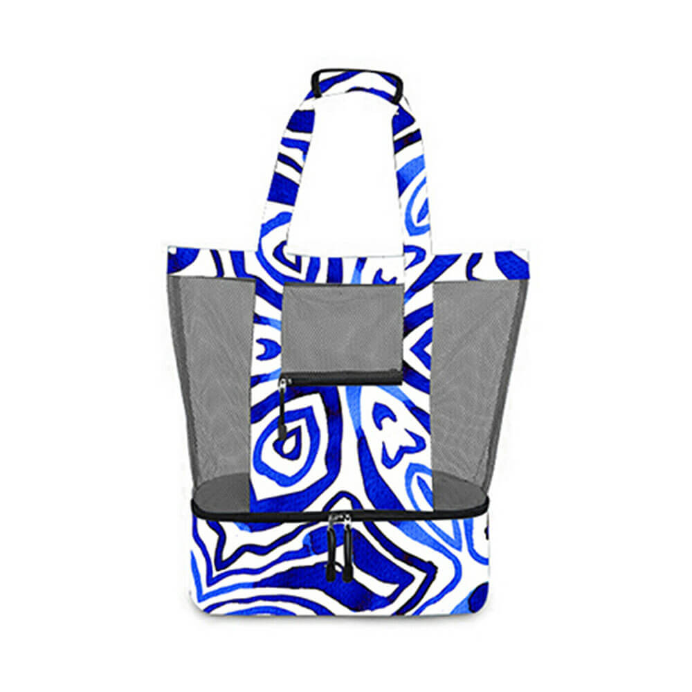 Sac en filet de plage 2 en 1 (60x60x45cm)