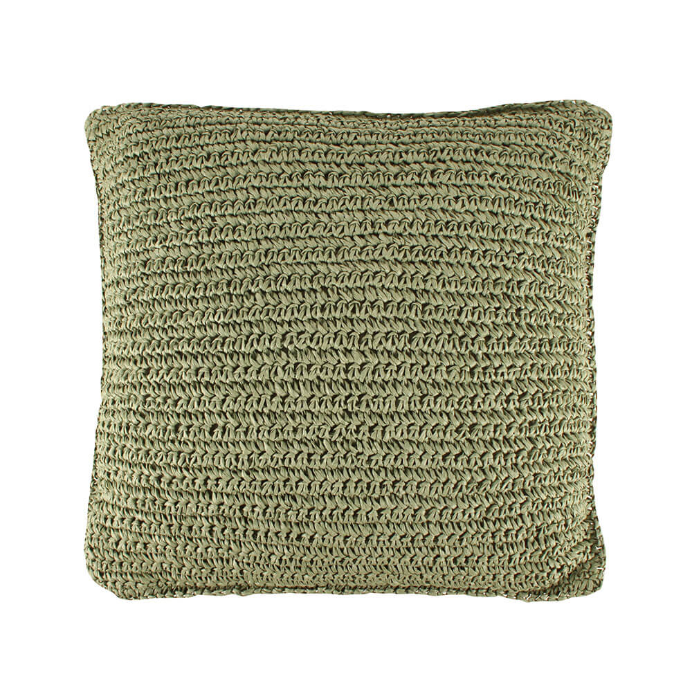 Abbey Straw-Blend Cushion 48cm