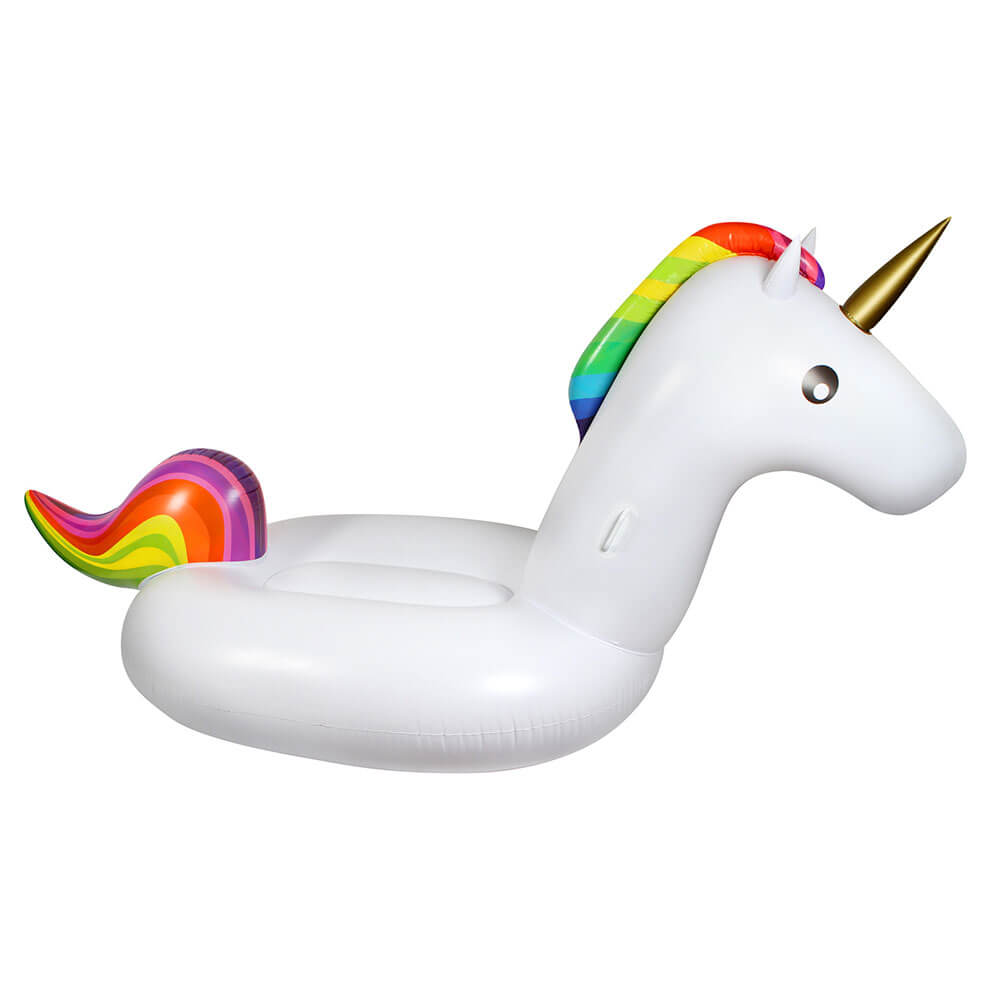 Giant Rainbow Unicorn (Deflated:275x115x127cm)