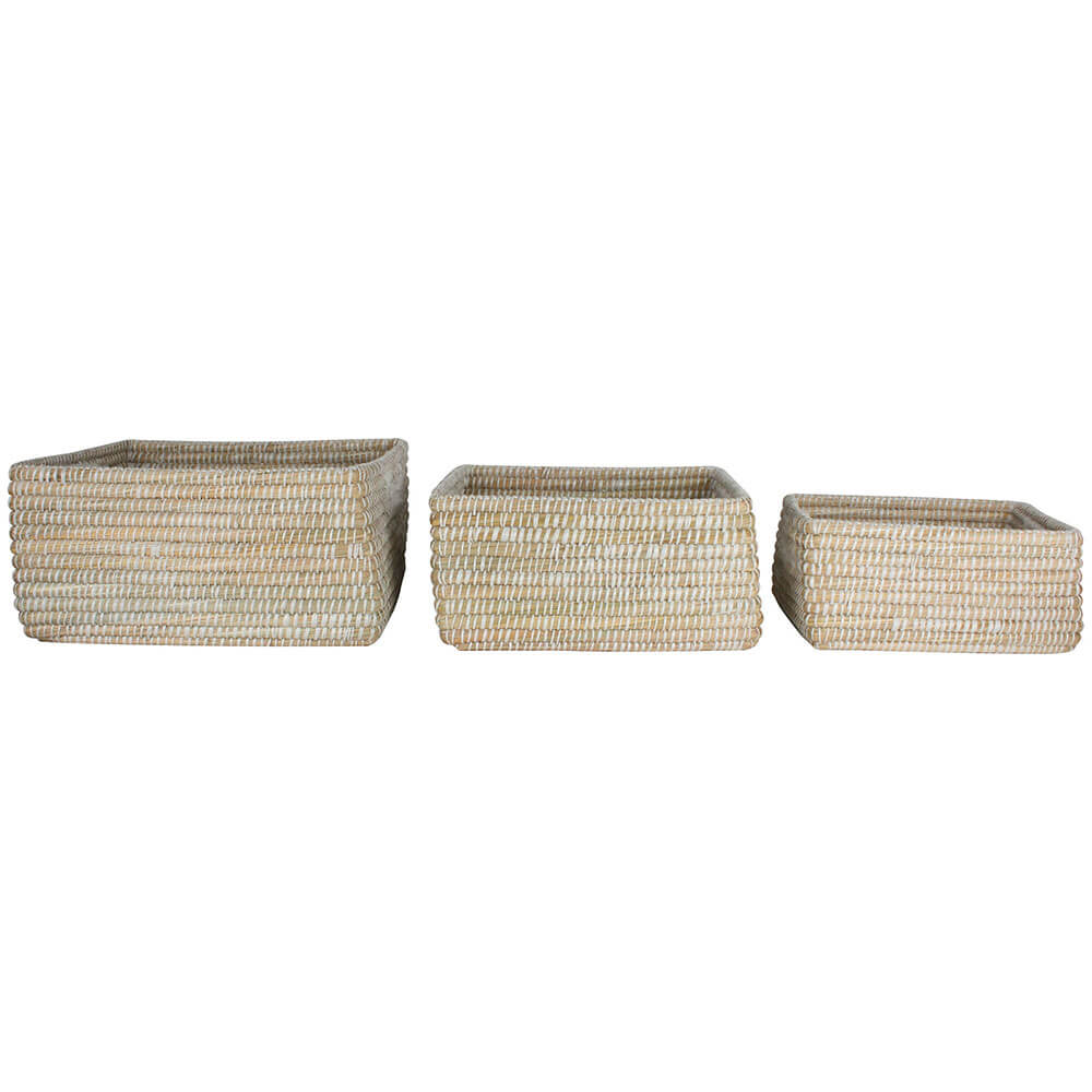 Elliot Kans Grass Baskets Set of 3