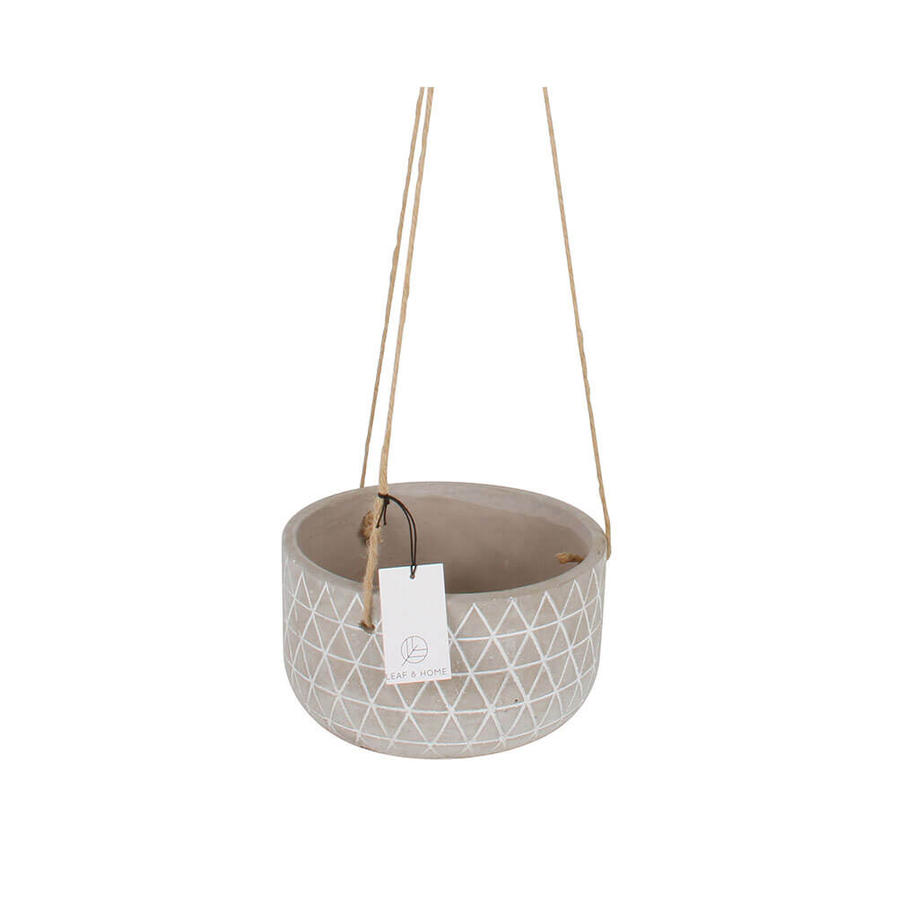 Destiny Hanging Cement Pot piantatrice