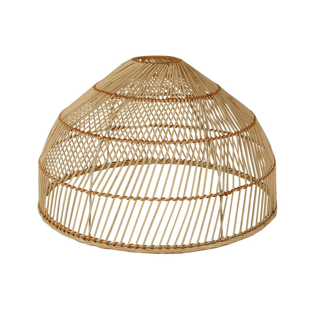 Elisa rattan lamp schaduw metalen frame