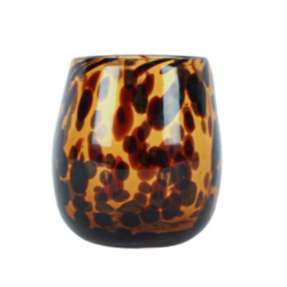 Vase imprimé Léopard Easton Amber