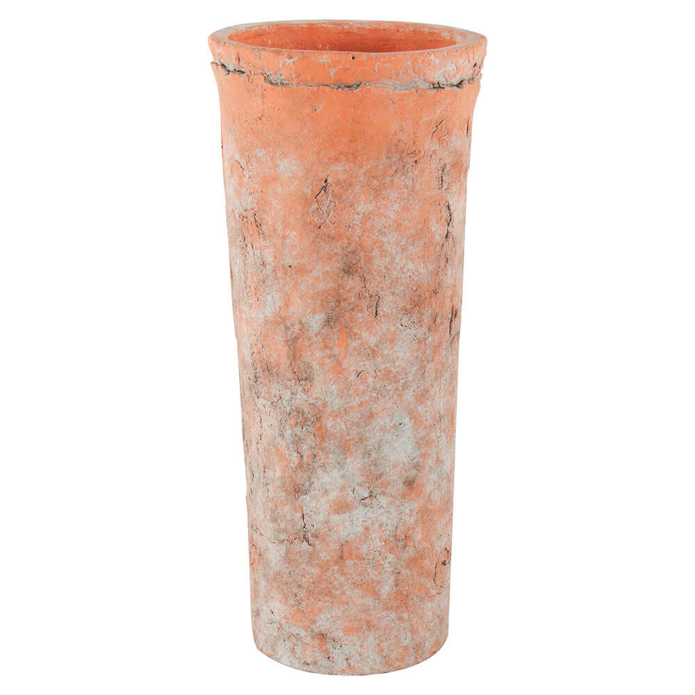 Vaso de concreto de face antiquado SERSI Terracota