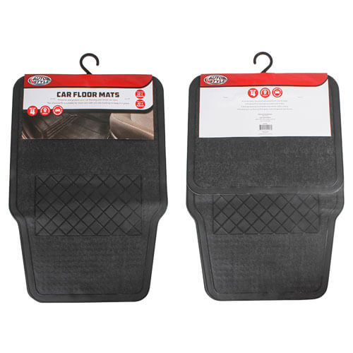 Car Floor Mats 4pcs (62x42cm & 42x42cm)