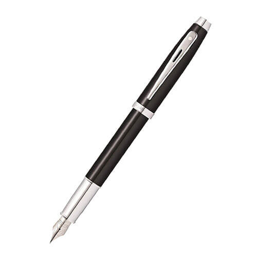 100 Black Lacquer/Chrome Plated Pen