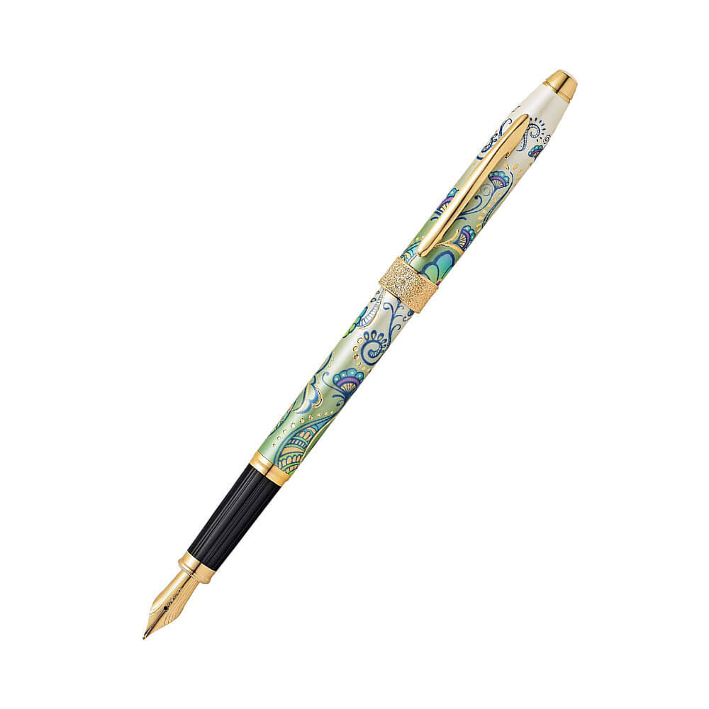 Botanica Green Daylily 23Ct Gold Pen