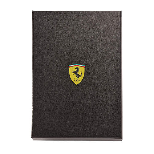 Ferrari Century Mat BLK Lacq Pen (BP w/ Blk Leather Pouch)