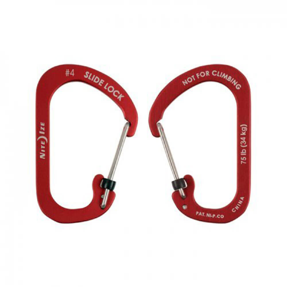 Slidelock Carabiner Aluminium