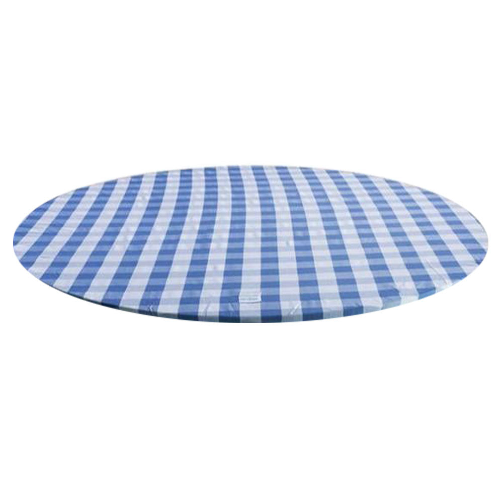  Silly Billyz Runde Gingham-Tischdecke, 120 cm