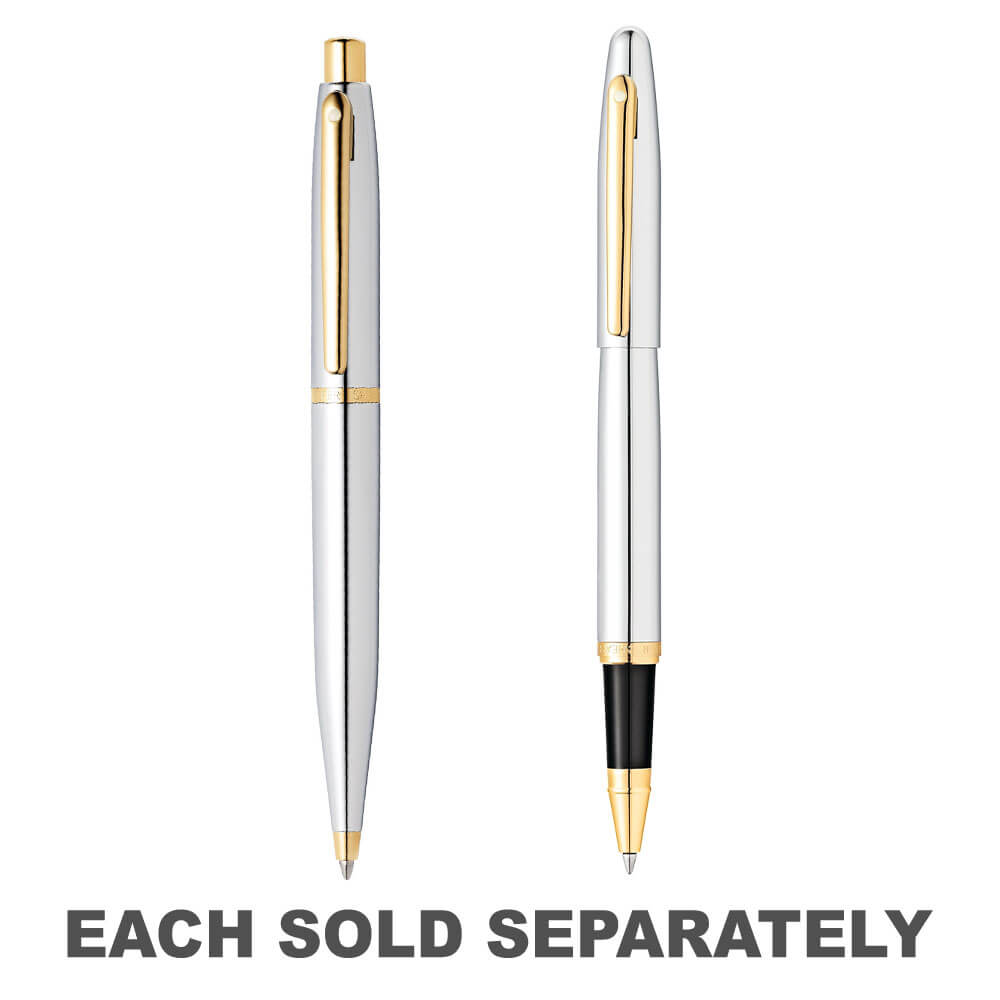 Sheaffer VFM Chrome Pen with Gold Tone