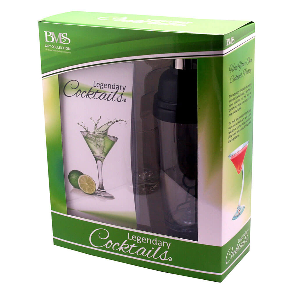 Legendary Cocktails Book And Tornado Blender Gift Set