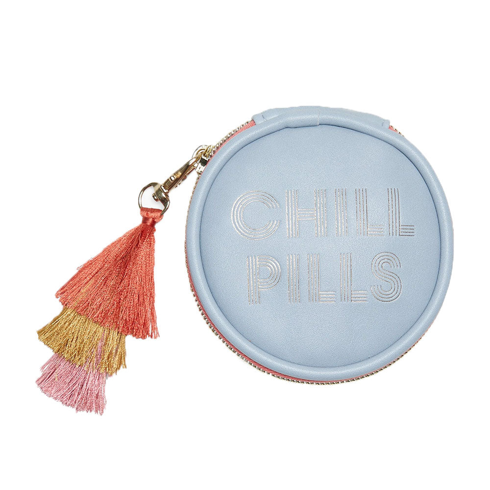 Designworks Ink Leather Pill Box med Tassel