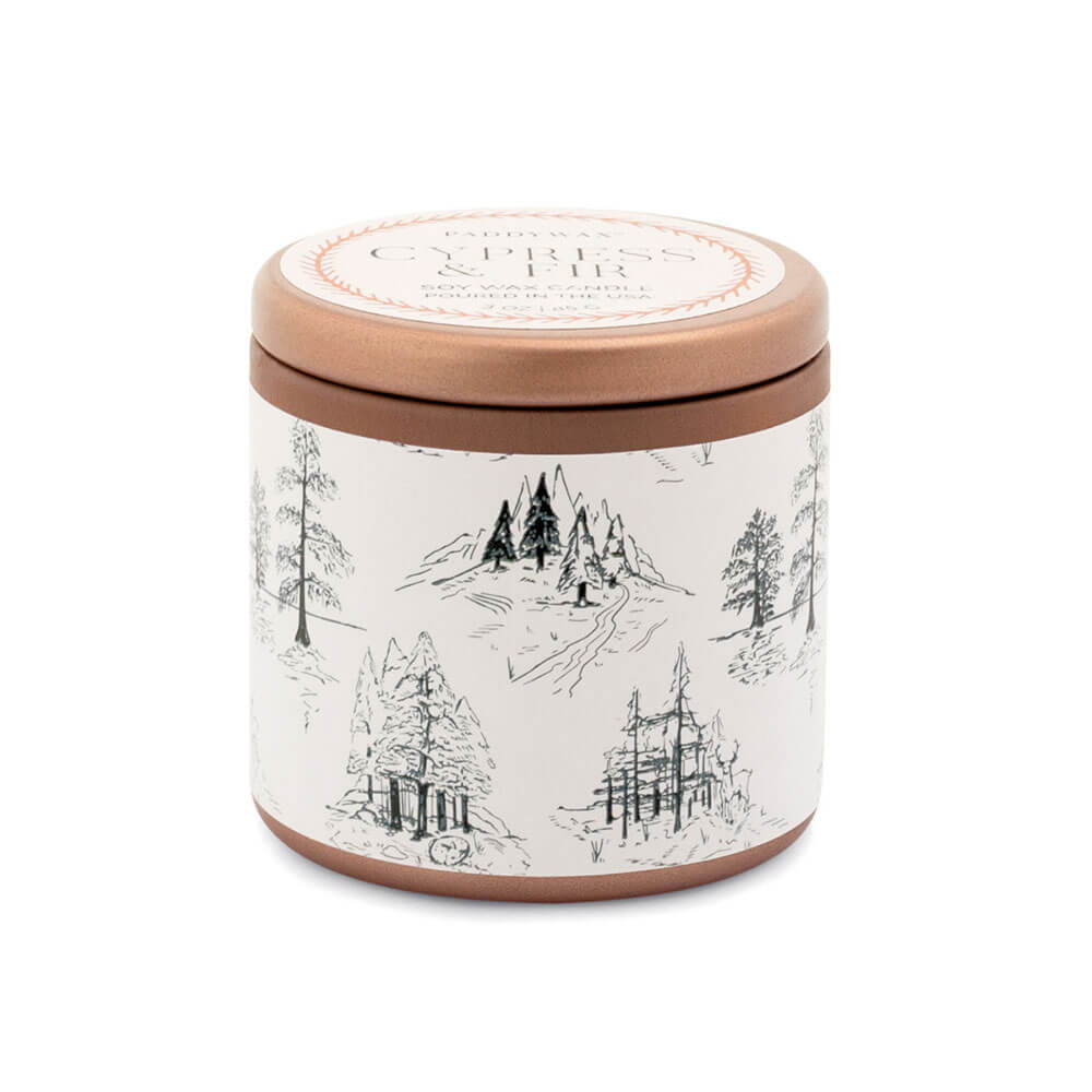 Cypress & Fir Copper Tin Candle 3oz