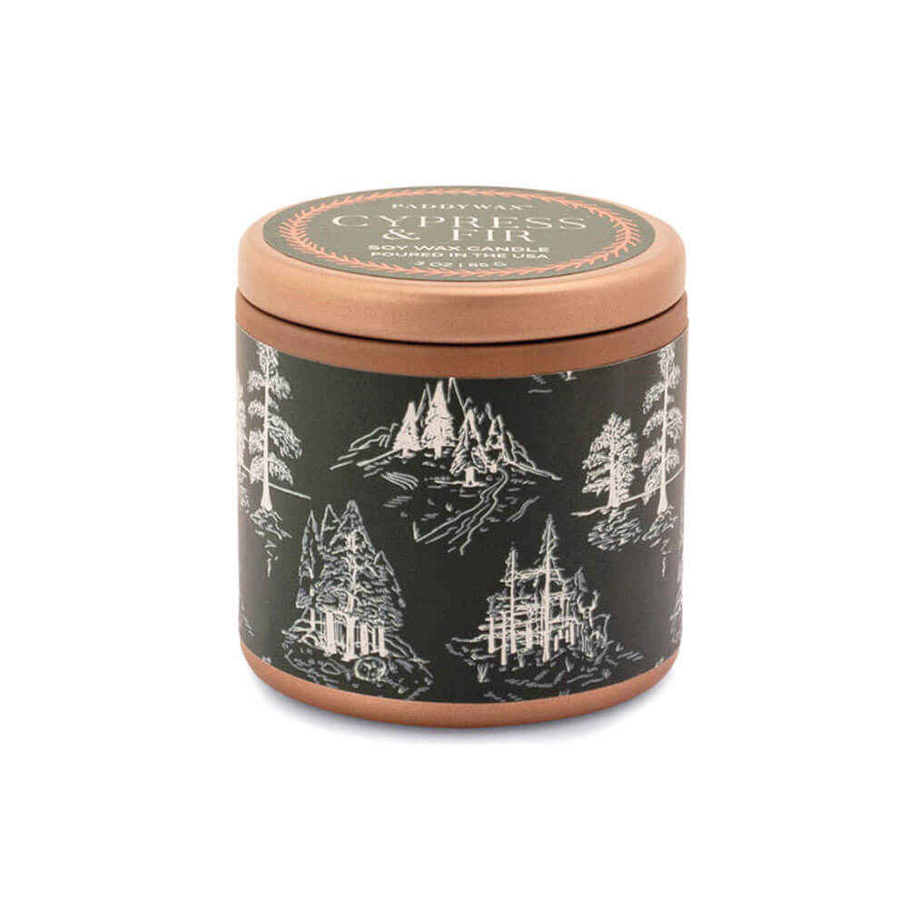 Cypress & Fir Copper Candle 3 unz