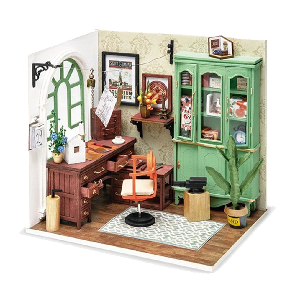 Casa de muñecas en miniatura de bricolaje robotime