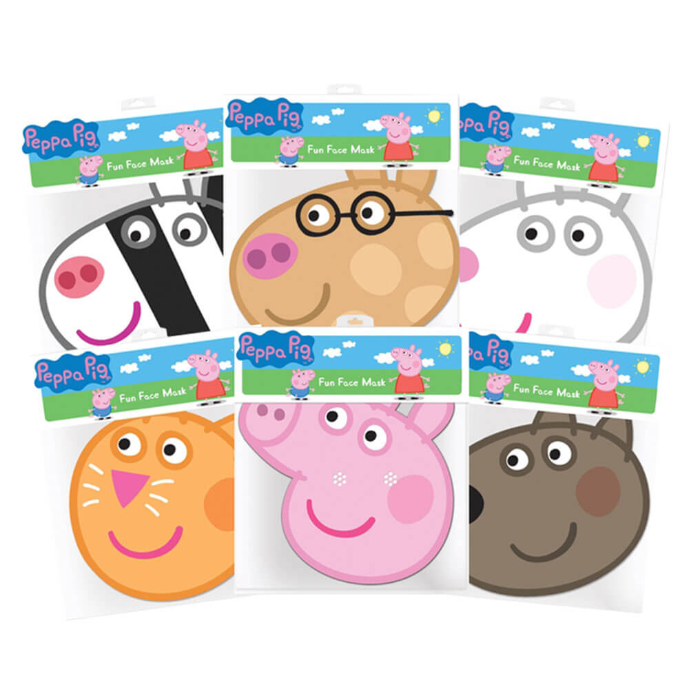 Peppa Pig & Friends Masks 6 Pk