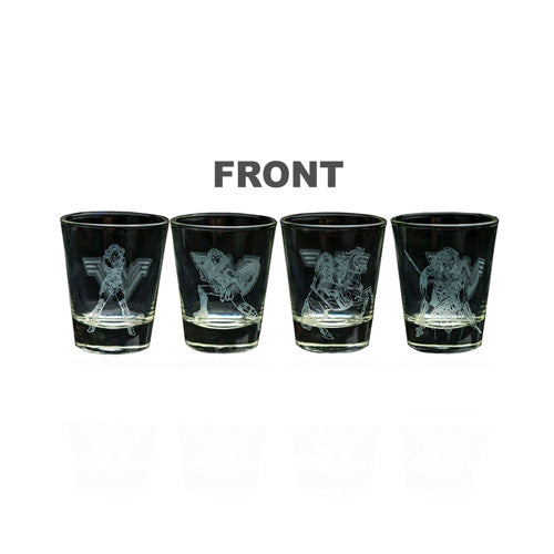 Wonder Woman Movie Frosted Designs Shot Glass Set