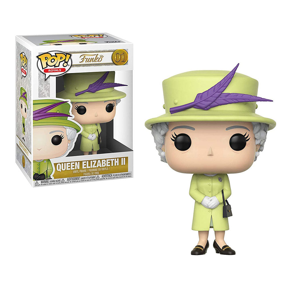 Royal Family Queen Elizabeth II Green Dress Pop! Vinyl