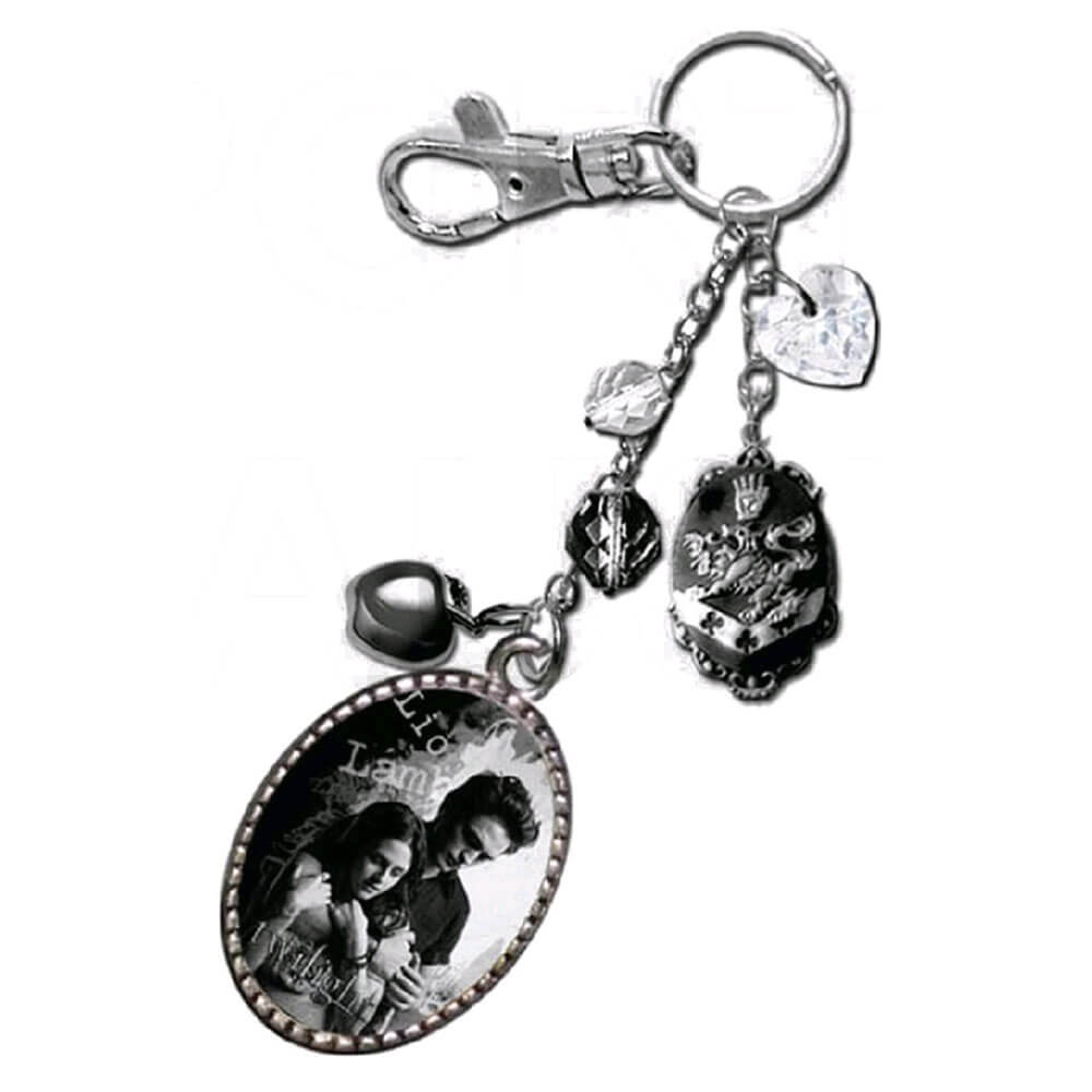 Twilight Keyring / Bag Clip Charm (Edward & Bella)