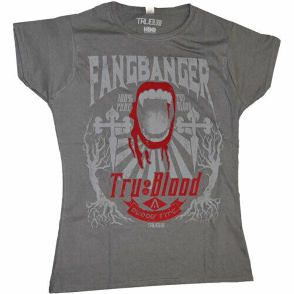 True Blood Fangbanger affluqué T-shirt féminin