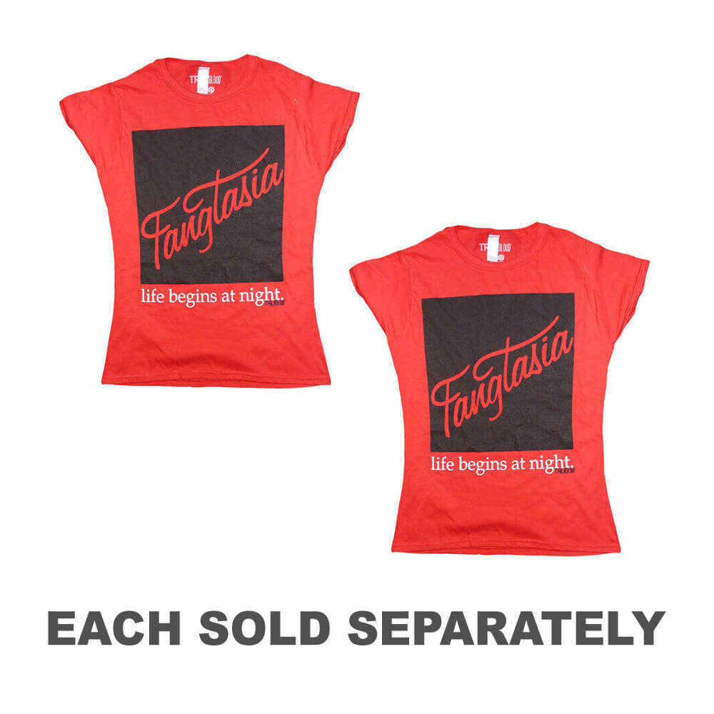 True Blood Fangtasia Red Female T-Shirt