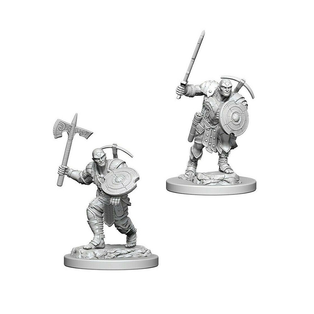 D&D Nolzur's Marv Unpainted Minis Earth Genasi Male Fighter