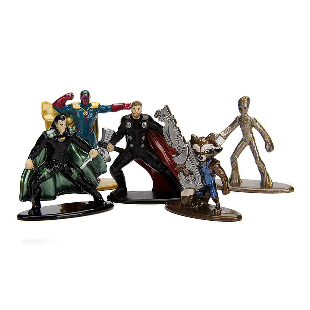 Vingadores 3 Infinando Nano Metal Figs 5 PK