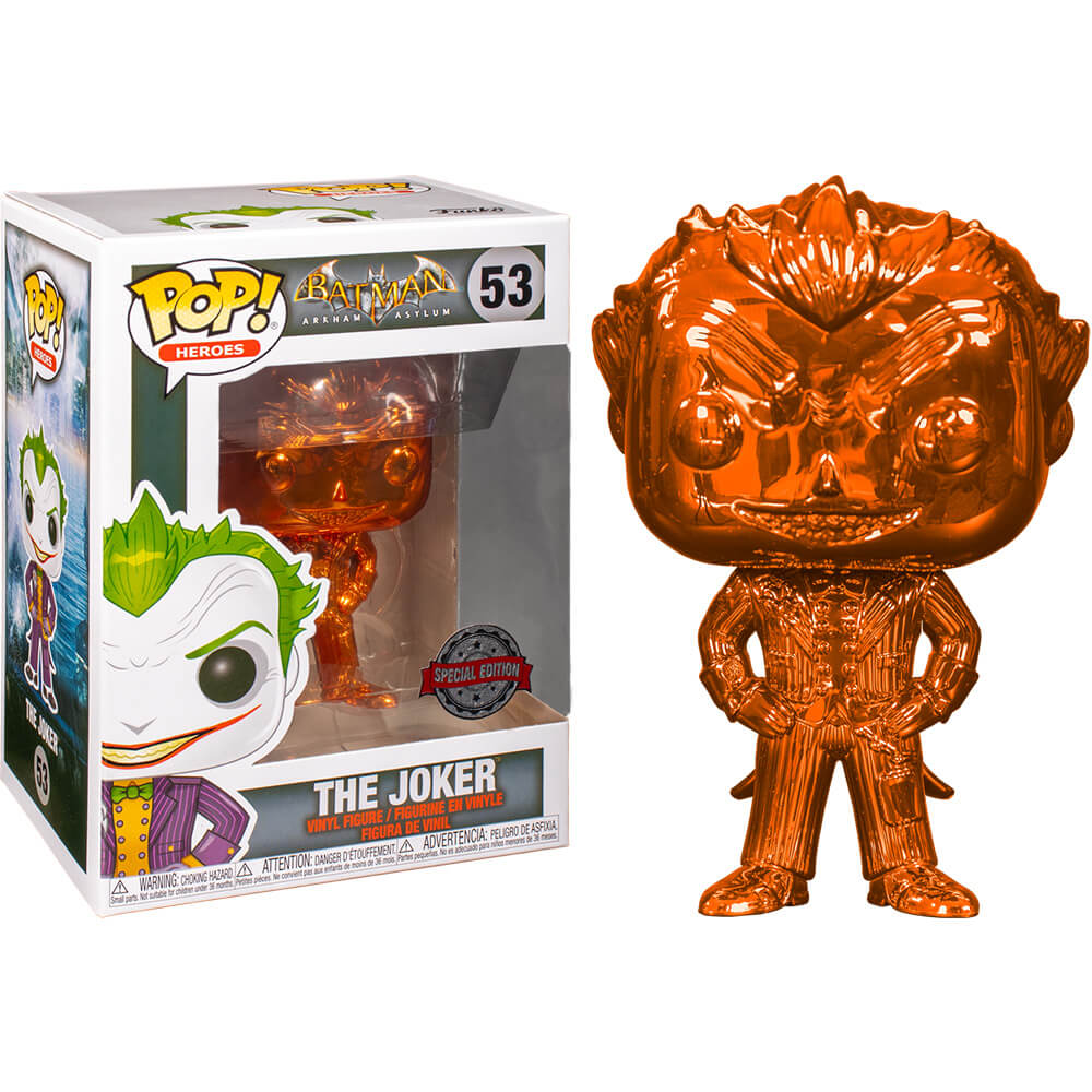 Batman Arkham azyl Joker Chrome US Exc pop!