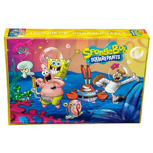 SpongeBob SparePants Cast 1000 piece Jigsaw Puzzle