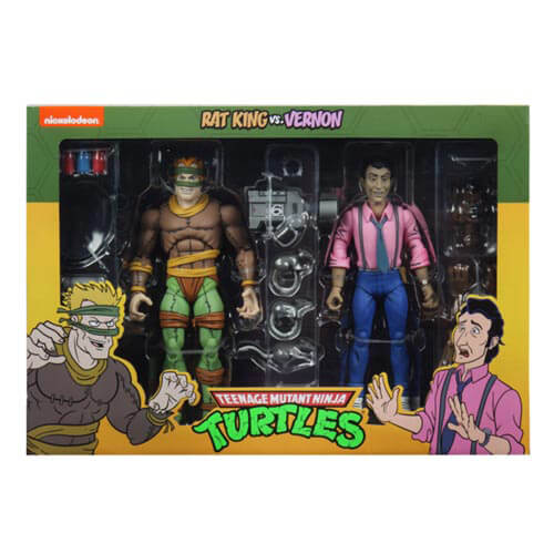 TMNT Rat King & Vernon 7" Action Figure 2-pack