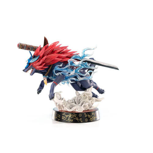 Okami Oki Wolf Form 9" PVC Statue