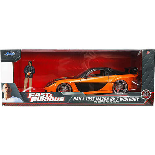 Fast and Furious 1997 Mazda RX7 with Han 1:24 Scale Ride