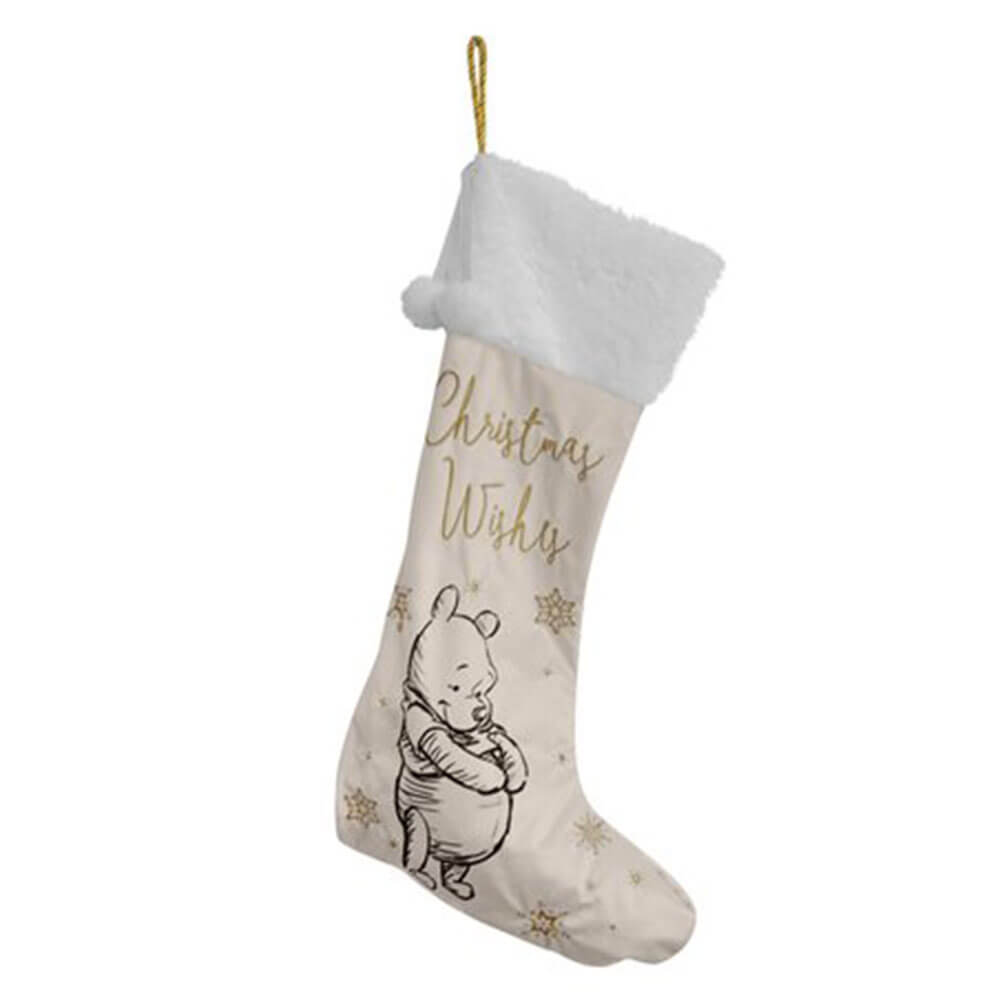 Disney Winnie the Pooh Collectible Velvet Xmas Stocking