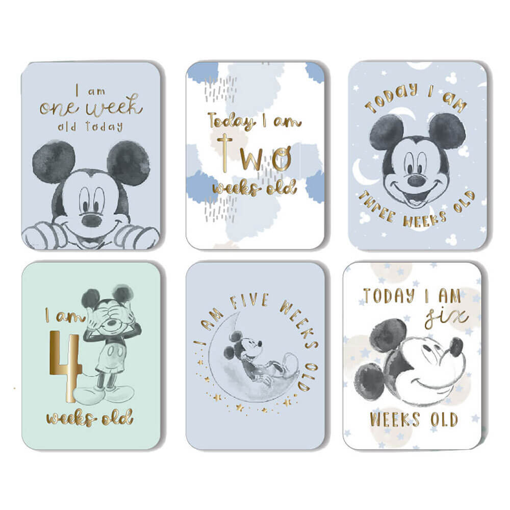 Cartões de Milestone para presentes da Disney (24pcs)