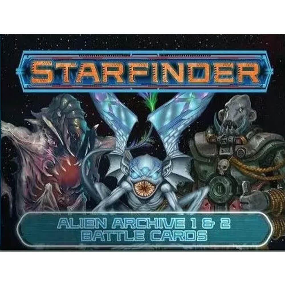 Starfinder RPG Alien Archive 1 & 2 Battle Cards