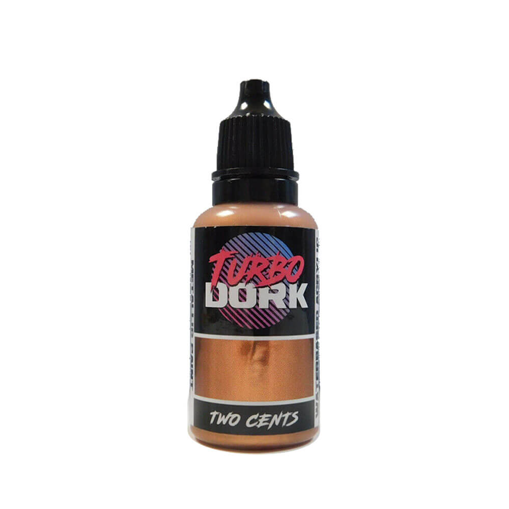 Turbo dork metallisk akrylmaling 20 ml flaske